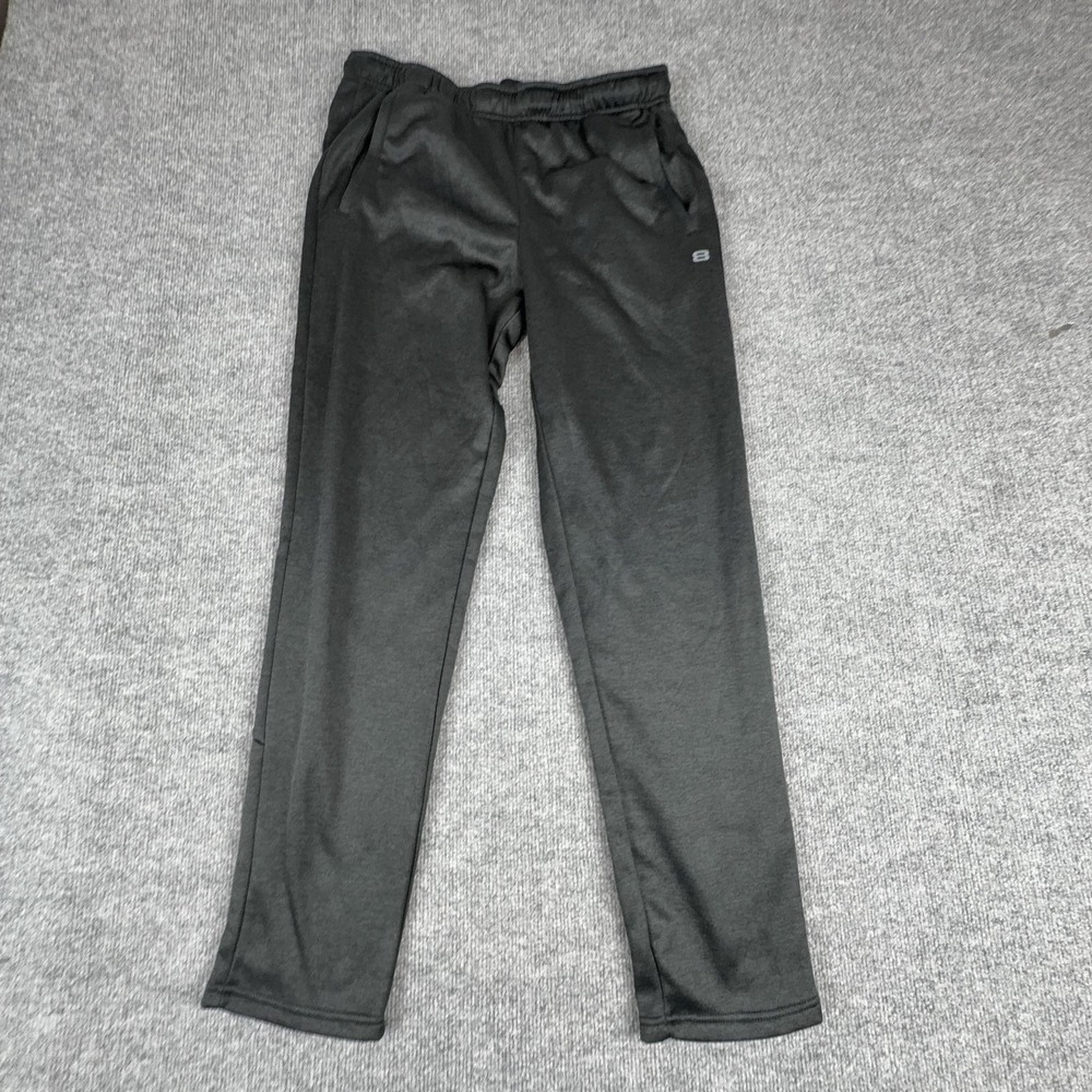 Layer 8 Pants Mens Medium Gray Fleece Sweatpants Drawstring Pockets Athletic